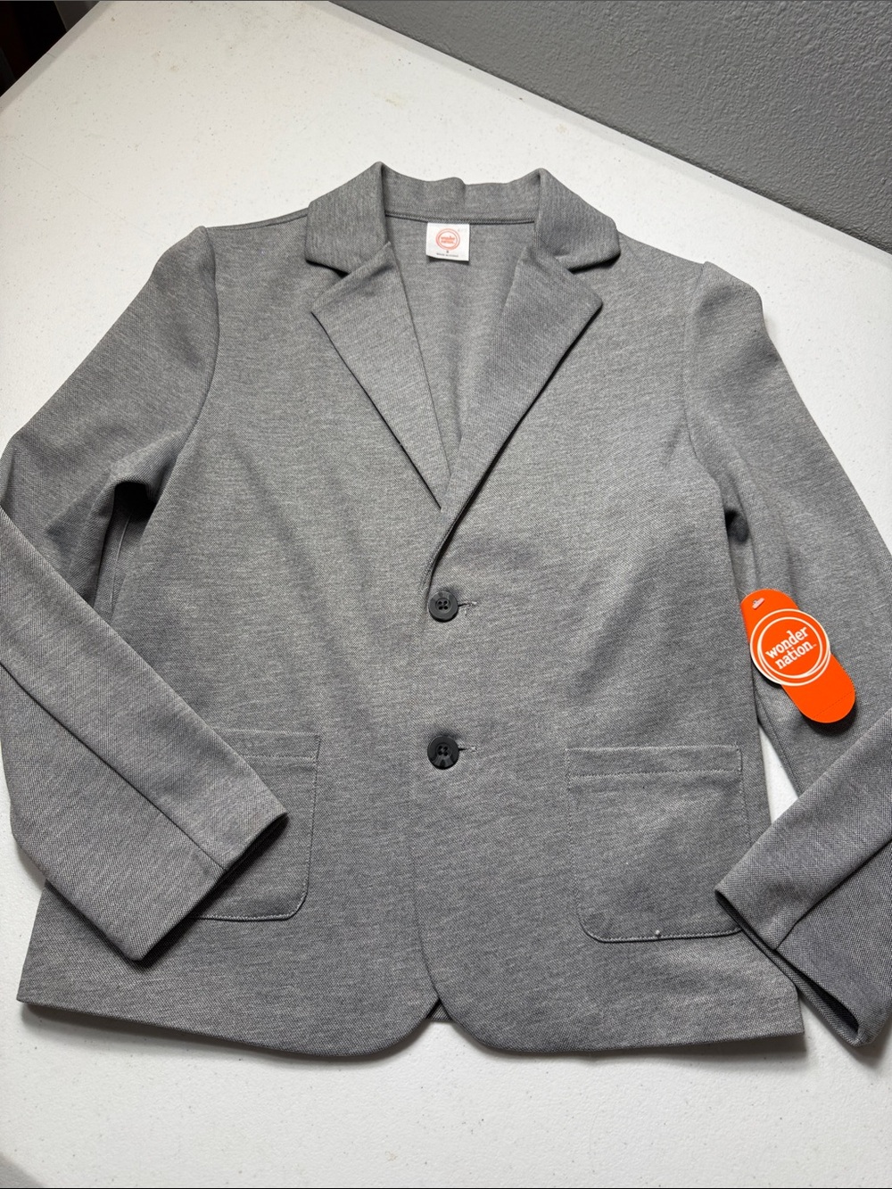 Wonder Nation Gray Kids Blazer Jacket